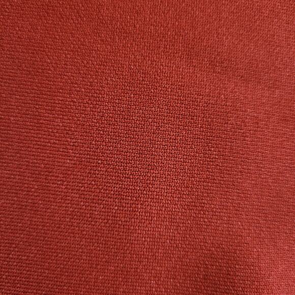 Vintage Skirt Womens L XL 14 16 Dark Red A Line Midi Elastic Waist  Retro Fall - Picture 6 of 10